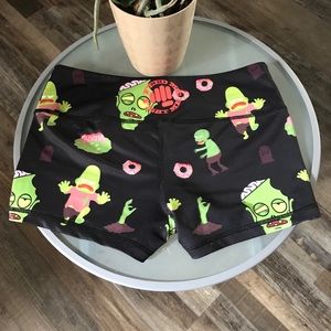 FeedMeFightMe Zombie Donut Shorts - Size Small
